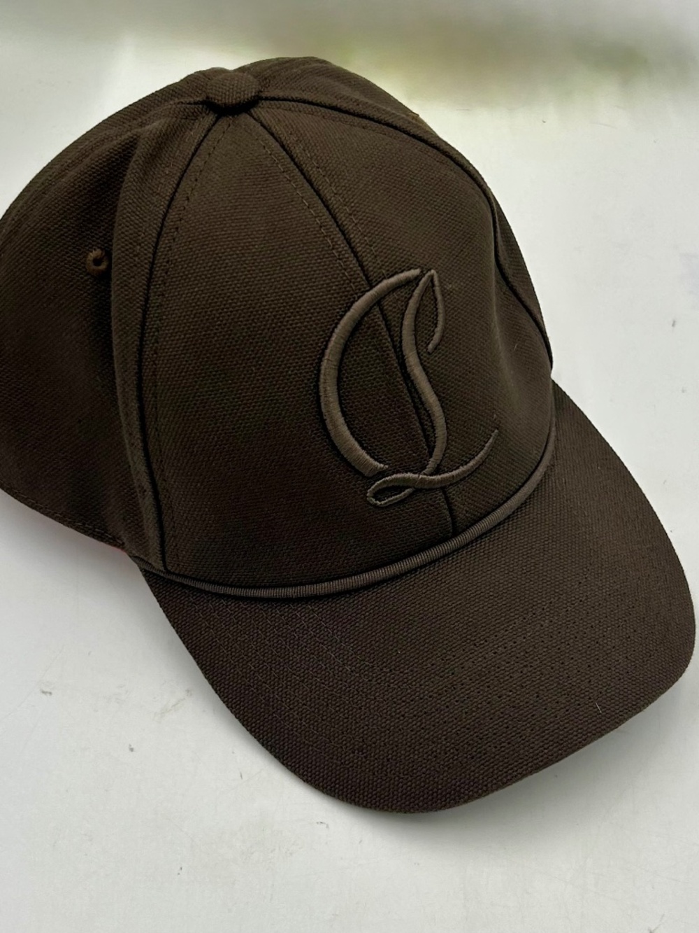 ****************Men’s Christian Louboutin Mooncrest Baseball Cap  Size Medium
